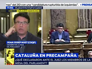 Joan Josep Nuet, secretario de la Mesa del Parlament Joan Josep Nuet, secretario de la Mesa del Parlament