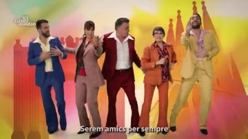 "Necesito dialogar, estoy cansado de vivir en un culebrón": el videoclip de El Intermedio al ritmo de 'Amigos para siempre' sobre Cataluña y España
