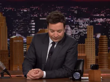 Jimmy Fallon, durante uno de sus programas. Jimmy Fallon, durante uno de sus programas.