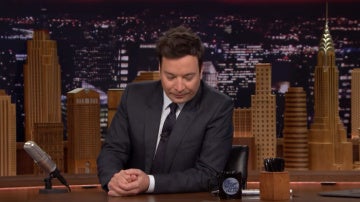 Jimmy Fallon, durante las palabras que dedicó a su madre
