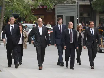 Los exconsejeros de la Generalitat de Cataluña Los exconsejeros de la Generalitat de Cataluña