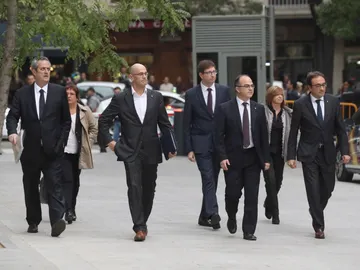 Los exconsejeros de la Generalitat de Cataluña Los exconsejeros de la Generalitat de Cataluña