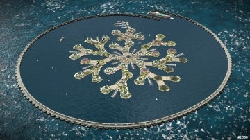 Proyecto de la isla flotante en la Polinesia Francesa
