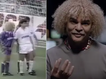 Valderrama recuerda su momento más famoso junto a Míchel Valderrama recuerda su momento más famoso junto a Míchel
