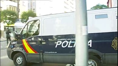 Salida de 'La Manada' tras una jornada clave del juicio 