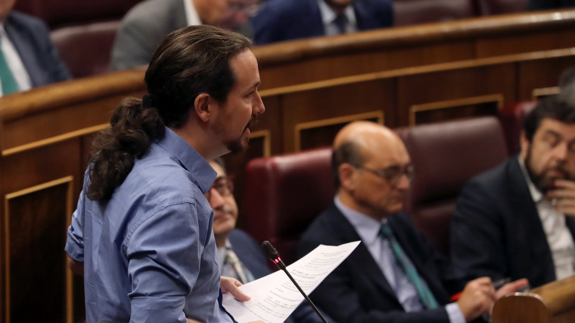 El secretario general de Podemos, Pablo Iglesias El secretario general de Podemos, Pablo Iglesias