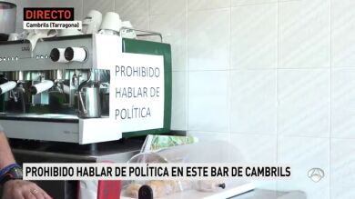 Un bar en Cambrils prohíbe a sus clientes hablar de política