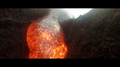 Una cámara GoPro cae dentro de volcán y no sufre daños