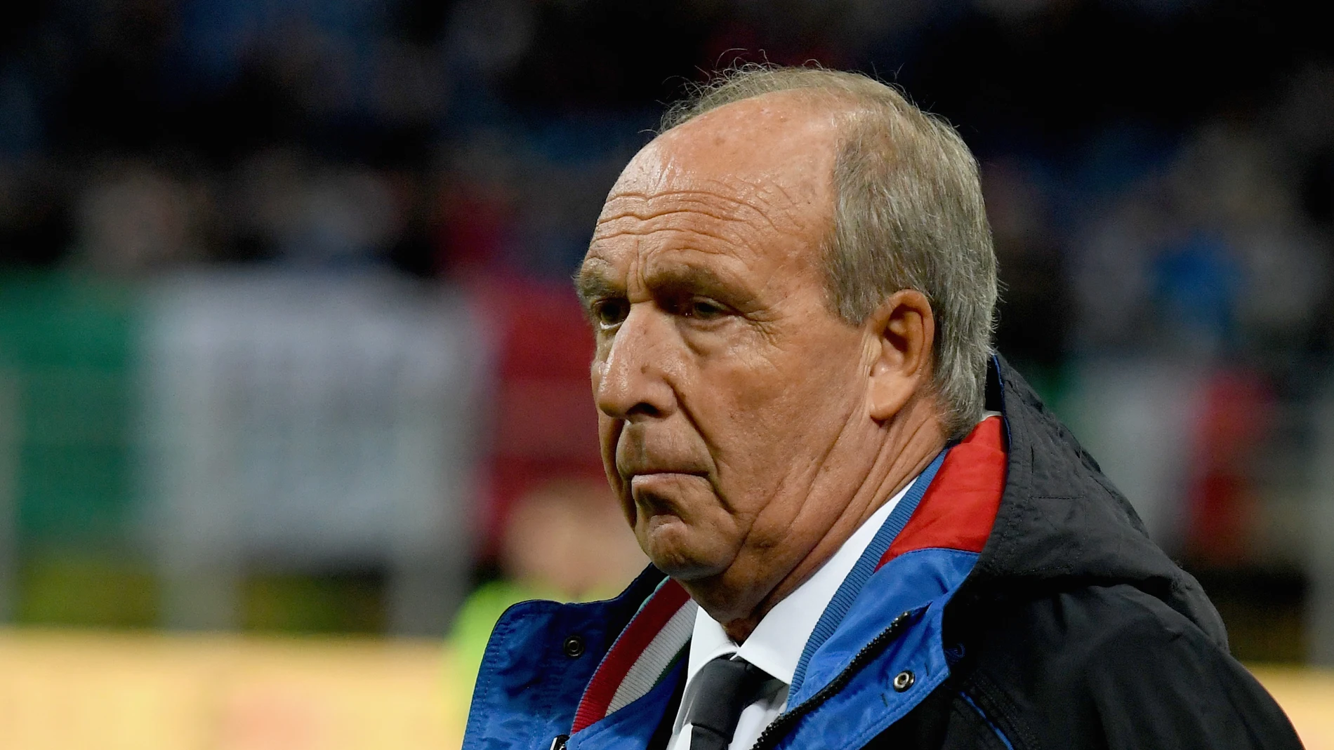 Gian Piero Ventura durante un encuentro con Italia Gian Piero Ventura durante un encuentro con Italia