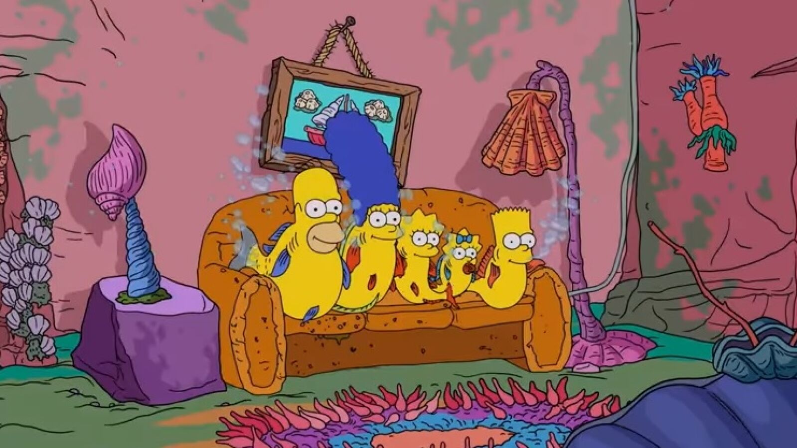 Las aperturas de 'Los Simpson' nunca defraudan: el nuevo capítulo arranca... ¡bajo el mar!