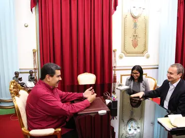 Nicolás Maduro y José Luis Rodríguez Zapatero Nicolás Maduro y José Luis Rodríguez Zapatero