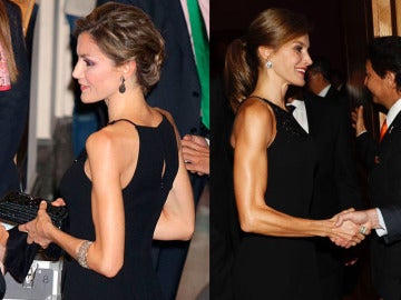 La transformación de los brazos de la reina Letizia La transformación de los brazos de la reina Letizia