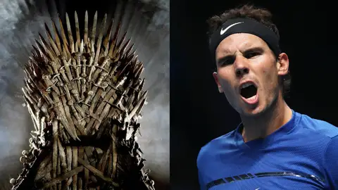Rafa Nadal, fan de Juego de Tronos Rafa Nadal, fan de Juego de Tronos