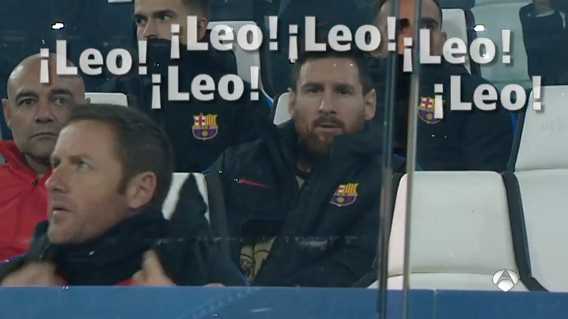 Messi, la gran atracción en el banquillo de Turín