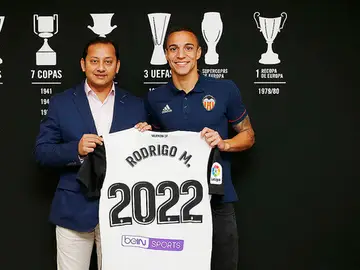 El Valencia anuncia la renovación de Rodrigo El Valencia anuncia la renovación de Rodrigo