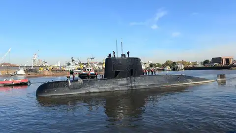 Imagen proporcionada por la Armada de Argentina del submarino ARA San Juan Imagen proporcionada por la Armada de Argentina del submarino ARA San Juan