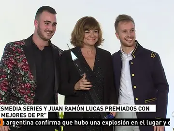 Series Atresmedia recibe un premio 'Los mejores de pr 2017' Series Atresmedia recibe un premio 'Los mejores de pr 2017'