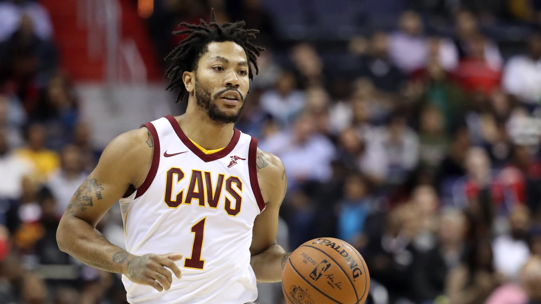 Derrick Rose, durante un partido con los Cavaliers Derrick Rose, durante un partido con los Cavaliers