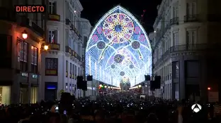 La calle Larios enciende la Navidad en Málaga La calle Larios enciende la Navidad en Málaga