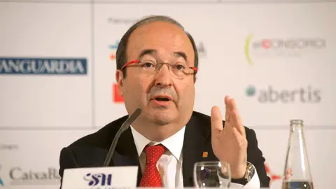 Miquel Iceta, en un acto de campaña Miquel Iceta, en un acto de campaña