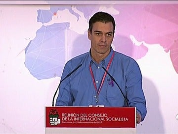 Pedro Sánchez cuestiona a las "izquierdas que se subordinan al independentismo"