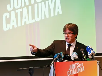 El expresidente de la Generalitat, Carles Puigdemont El expresidente de la Generalitat, Carles Puigdemont