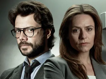 El Profesor y la inspectora Raquel Murillo en 'La casa de papel' El Profesor y la inspectora Raquel Murillo en 'La casa de papel'