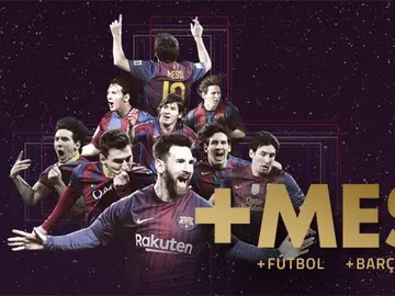 Messi renueva con el Barcelona Messi renueva con el Barcelona