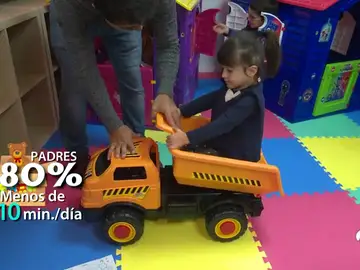 Solo el 20% de los padres asegura que juega con sus hijos más de diez minutos al día Solo el 20% de los padres asegura que juega con sus hijos más de diez minutos al día