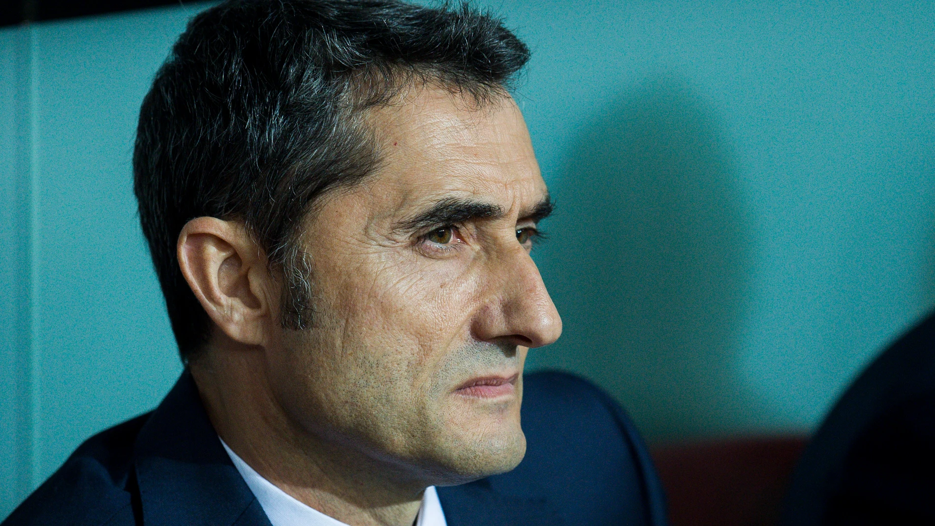 Ernesto Valverde, durante un partido Ernesto Valverde, durante un partido
