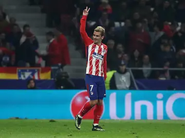 Griezmann celebra un gol con el Atlético de Madrid Griezmann celebra un gol con el Atlético de Madrid