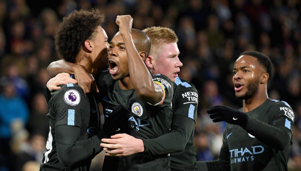 El City celebra un gol