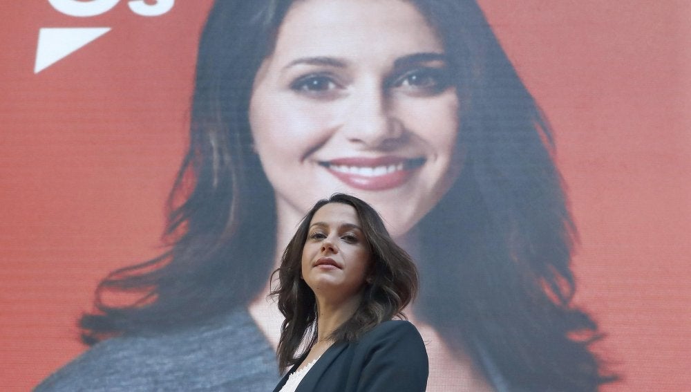 La candidata a la presidencia de la Generalitat, Inés Arrimadas