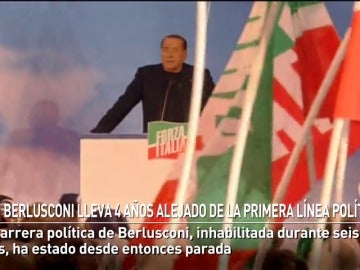 Silvio Berlusconi lleva cuatro años alejado de la primera línea política