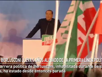 Silvio Berlusconi lleva cuatro años alejado de la primera línea política Silvio Berlusconi lleva cuatro años alejado de la primera línea política