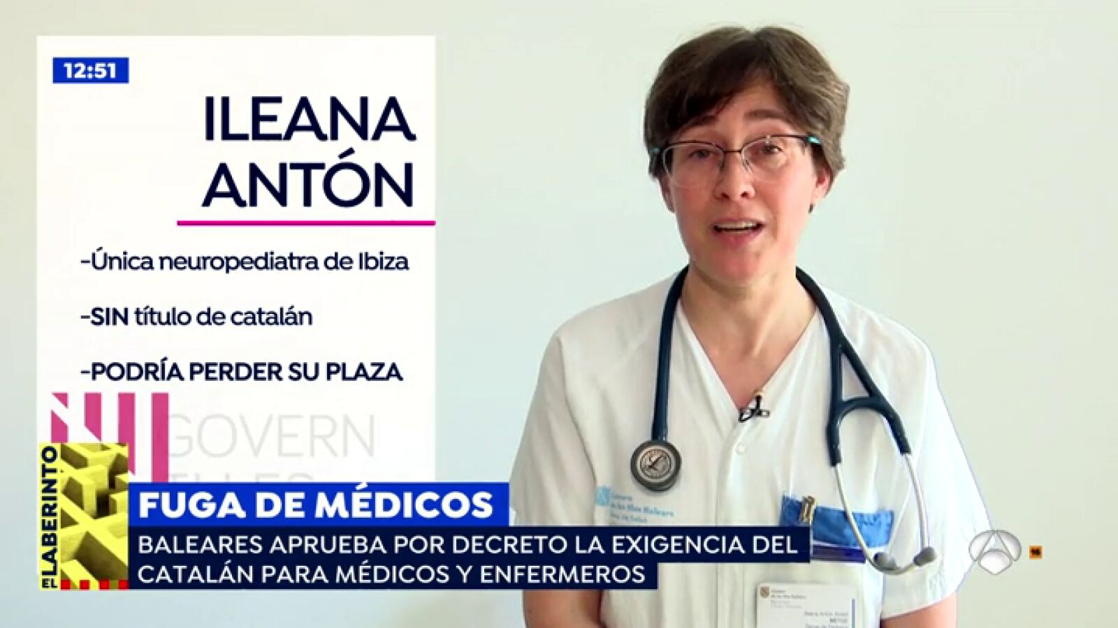 La imposición del catalán en Baleares expulsa a la única neuropediatra de Ibiza