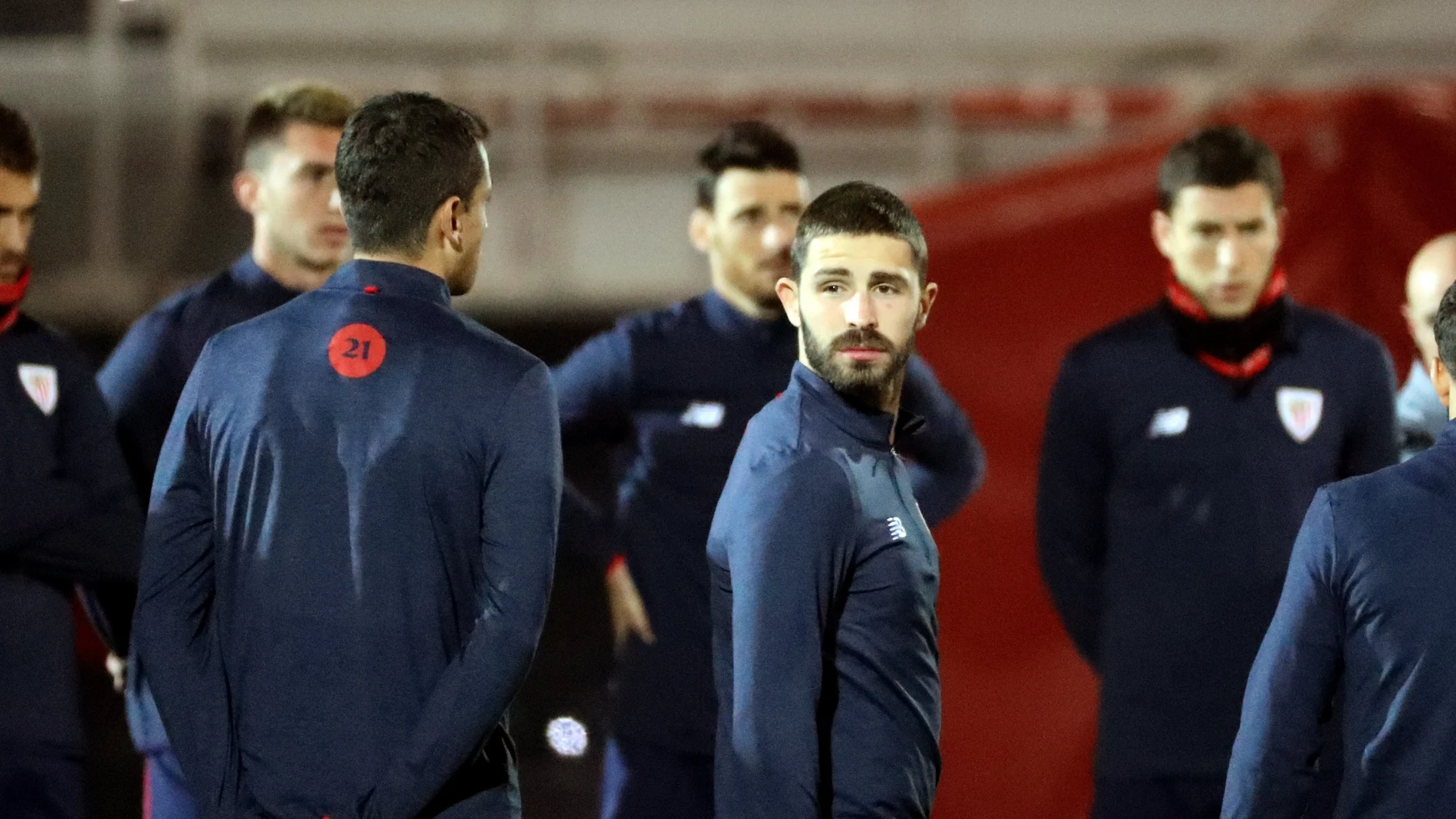Yeray Álvarez, en un entrenamiento del Athletic Yeray Álvarez, en un entrenamiento del Athletic