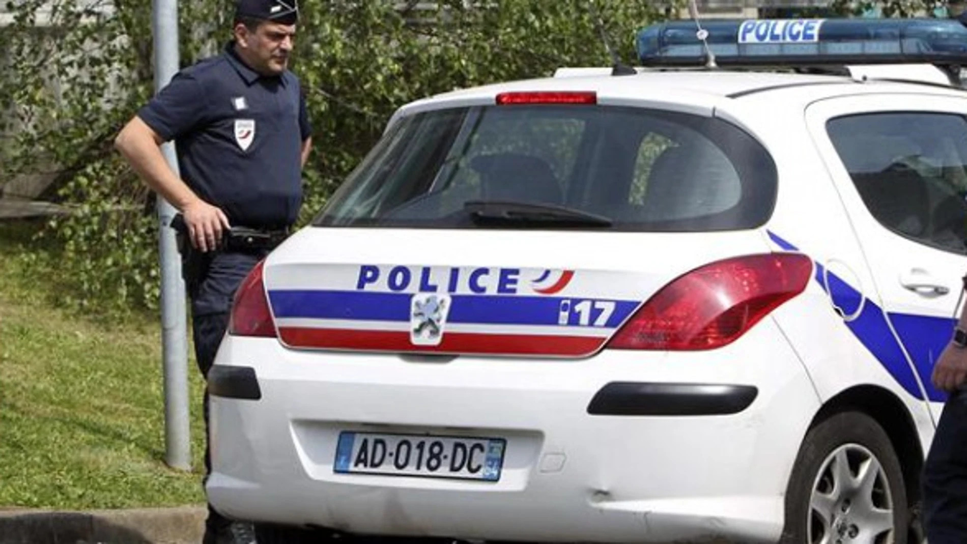 Imagen de archivo de un vehículo de la Policía francesa. Imagen de archivo de un vehículo de la Policía francesa.