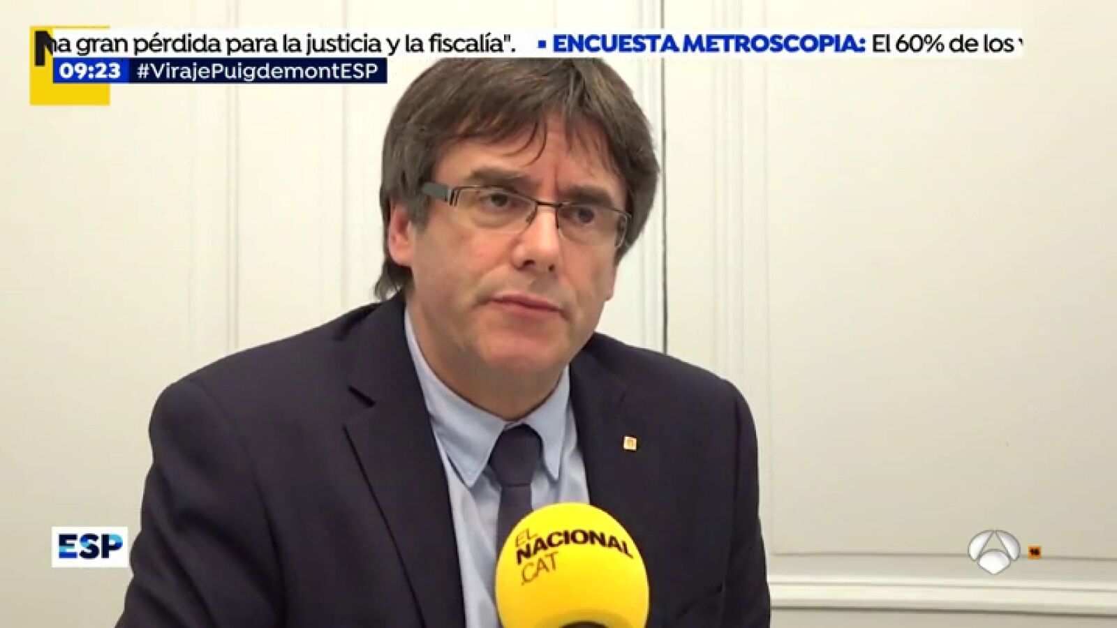 Puigdemont culpa al CNI del ataque en Las Ramblas: 