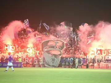 Pancarta de los ultras del Al Hilal Omdurman Pancarta de los ultras del Al Hilal Omdurman