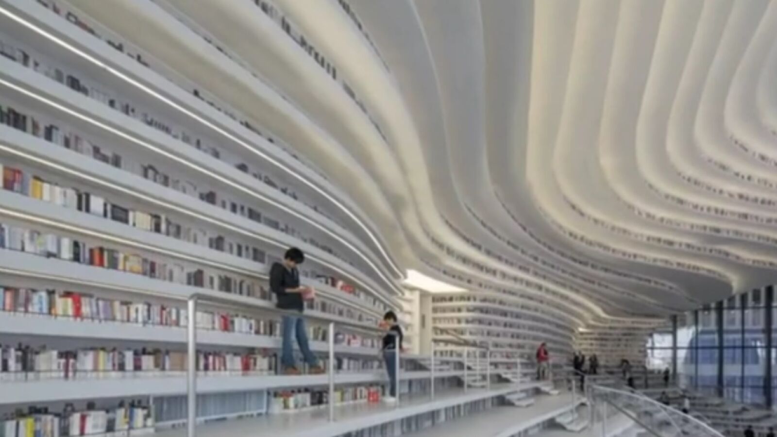 La biblioteca circular de China que atrae a diario a cientos de personas