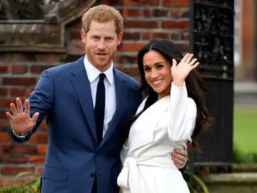 Primer posado oficial del príncipe Harry y Meghan Markle Primer posado oficial del príncipe Harry y Meghan Markle