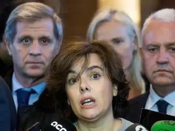 La vicepresidenta del Gobierno, Soraya Sáenz de Santamaría La vicepresidenta del Gobierno, Soraya Sáenz de Santamaría