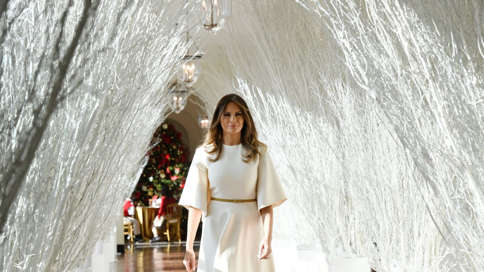 Melania Trump cambia el estilo de la decoración navideña en la Casa Blanca