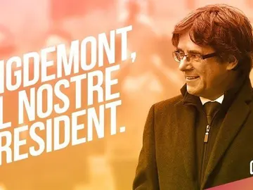 Cartel de Junts per Cataluña Cartel de Junts per Cataluña