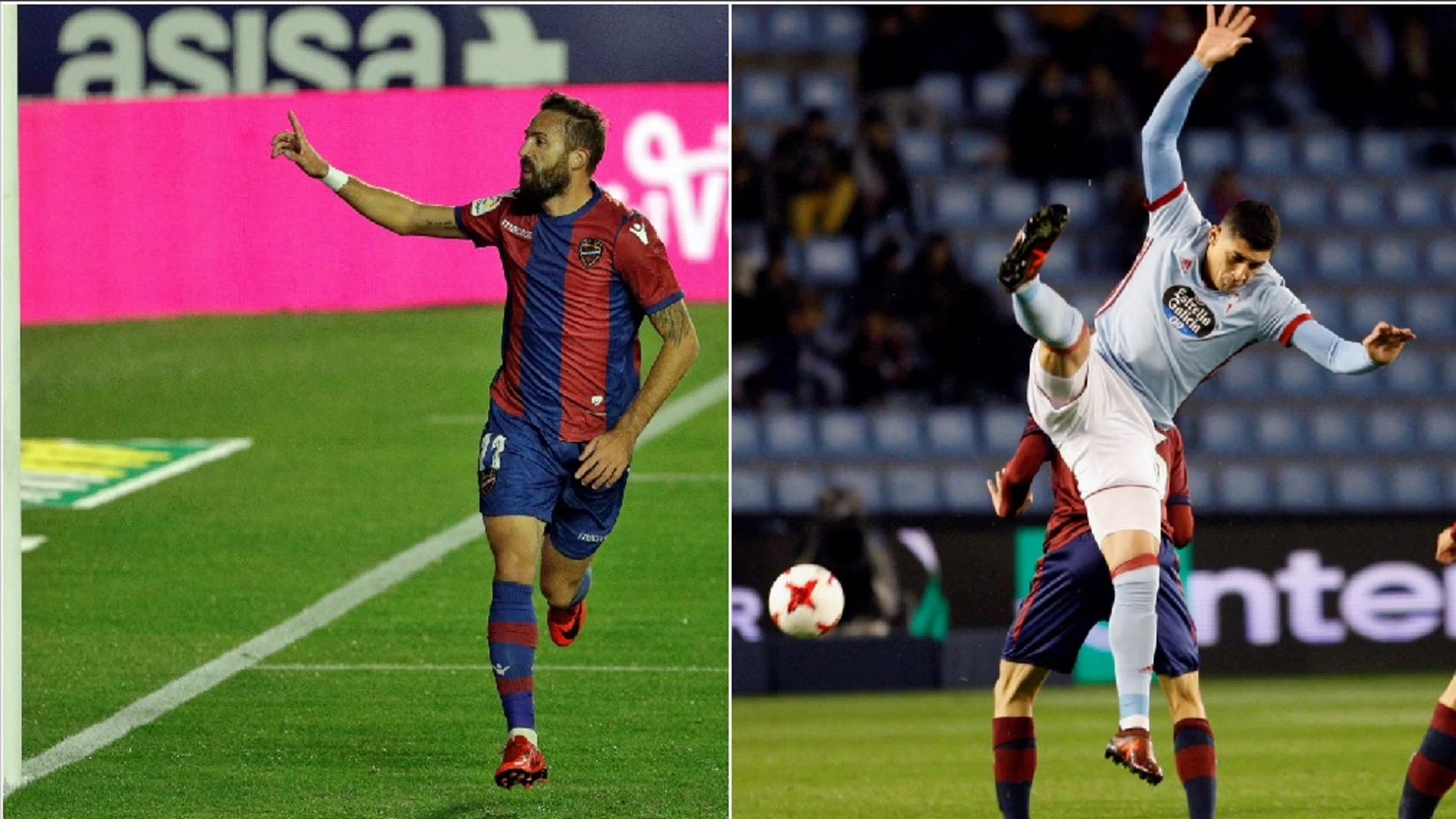 Levante y Celta, a octavos de final de la Copa del Rey Levante y Celta, a octavos de final de la Copa del Rey
