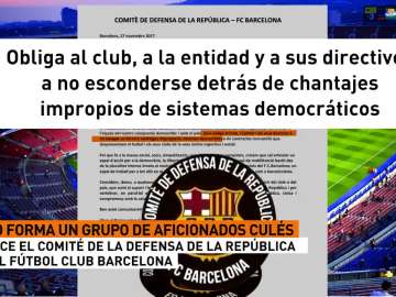 Creación del comité de defensa de la república del FC Barcelona