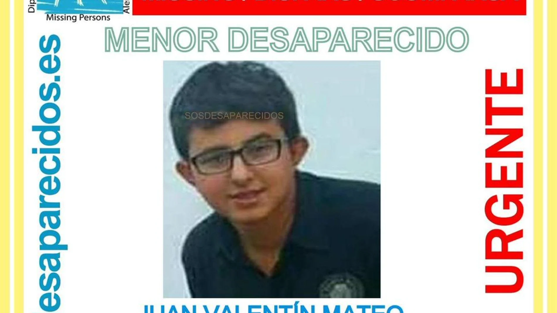 El menor desaparecido en Alicante El menor desaparecido en Alicante