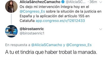 El PP denunciará a un tuitero por escribir a Sánchez Camacho: "A ti te tendría que haber encontrado 'La Manada'"