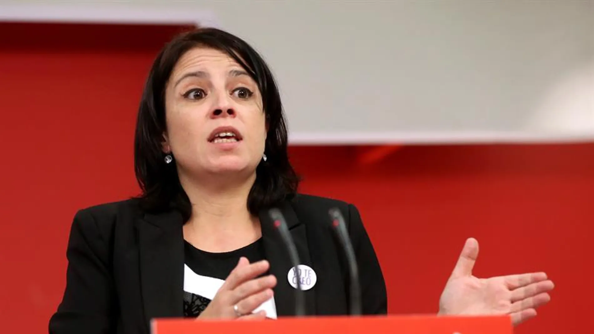 La vicesecretaria general del PSOE Adriana Lastra La vicesecretaria general del PSOE Adriana Lastra